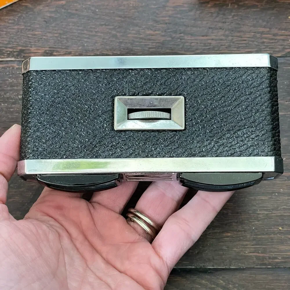 Vintage Opera Glasses ATCO 3x Coated Lens Japan with Box 1960s MCM Retro